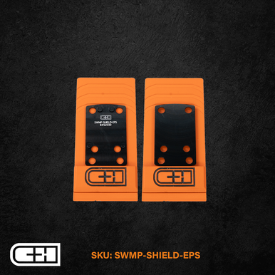 C&H Precision S&W Shield 2.0 to Holosun EPS/EPS Carry Adapter Plate - Anodized Black Finish, Includes Mounting Hardware