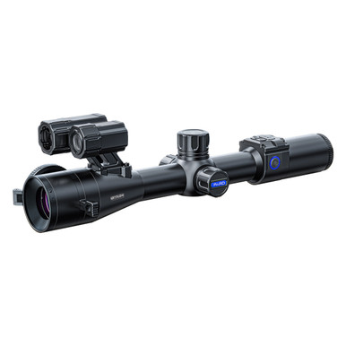 PARD Night Stalker 4K Day & Night Vision Rifle Scope with LRF - 100MM lens, 850nm IR Illuminator, Black Finish