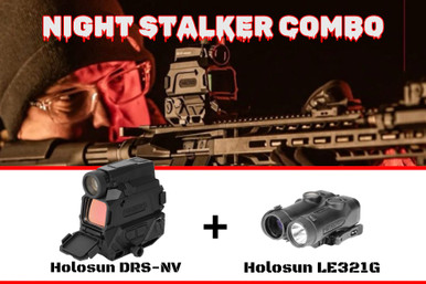Holosun DRS-NV & LE321G ELITE Night Stalker Combo - Night Vision and Laser & Dual Illuminator