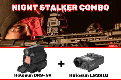 Holosun DRS-NV & LS321G Night Stalker Combo - Night Vision and Laser & Dual Illuminator