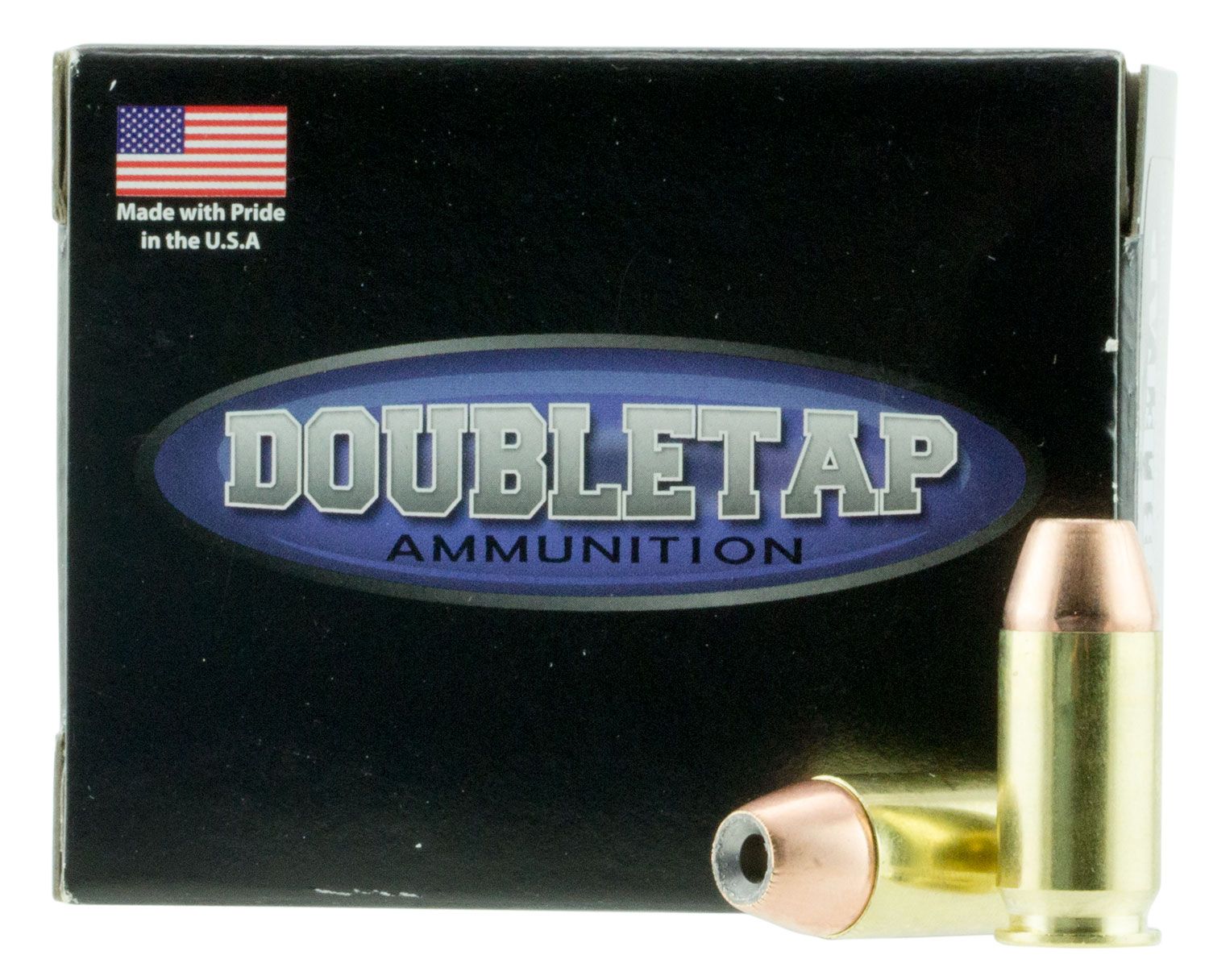 DoubleTap Home Defense Home Defense Pistol Ammunition 45A185CE, 45 ACP, Jacketed Hollow Point (JHP), 185GR, 1200fps, 20 Rd/bx