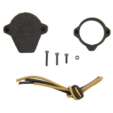 One Hundred Concepts Ruggedized LightCap Medium w/ ShockCollar Black - OHC-LCR-MD
