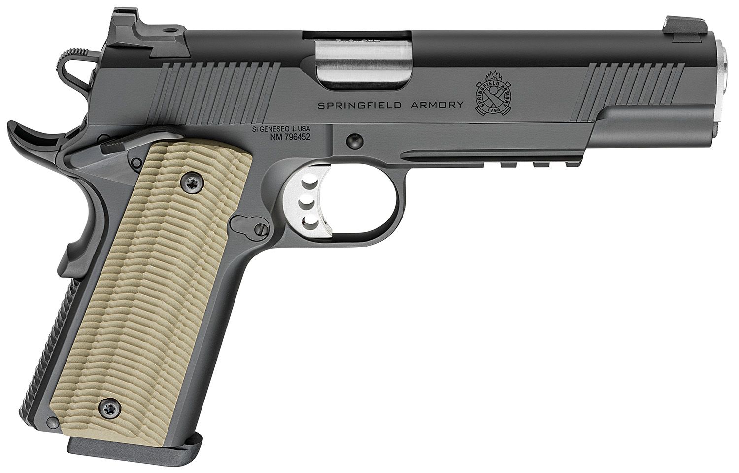 Springfield Operator Pistol PO9229, 9mm Luger, 5in, VZ G10 Grips, Black Cerakote Finish, 9 Rds