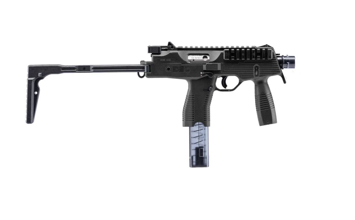 B&T TP9 Semi-Auto SBR BT-30105-N-SBR-FS, 9mm, 5.1 in, Black Finish, 30 Rds