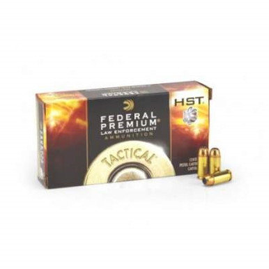 Federal 40 S&W HST Tactical P40HST1B 180 gr JHP 50 rounds