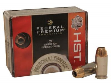 Federal 45 Auto Ammunition HST P45HST2S 230 Grain Jacketed Hollow Point 20 rounds