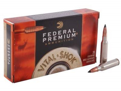 Federal 7mm-08 Ammunition Vital-Shok P708TC2 140 Grain Trophy Copper Tipped Lead-Free 20 rounds