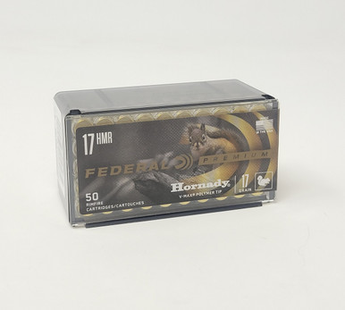 Federal 17 HMR Ammunition V-Shok P771 17 Grain Hornady V-Max Case of 3000 Rounds