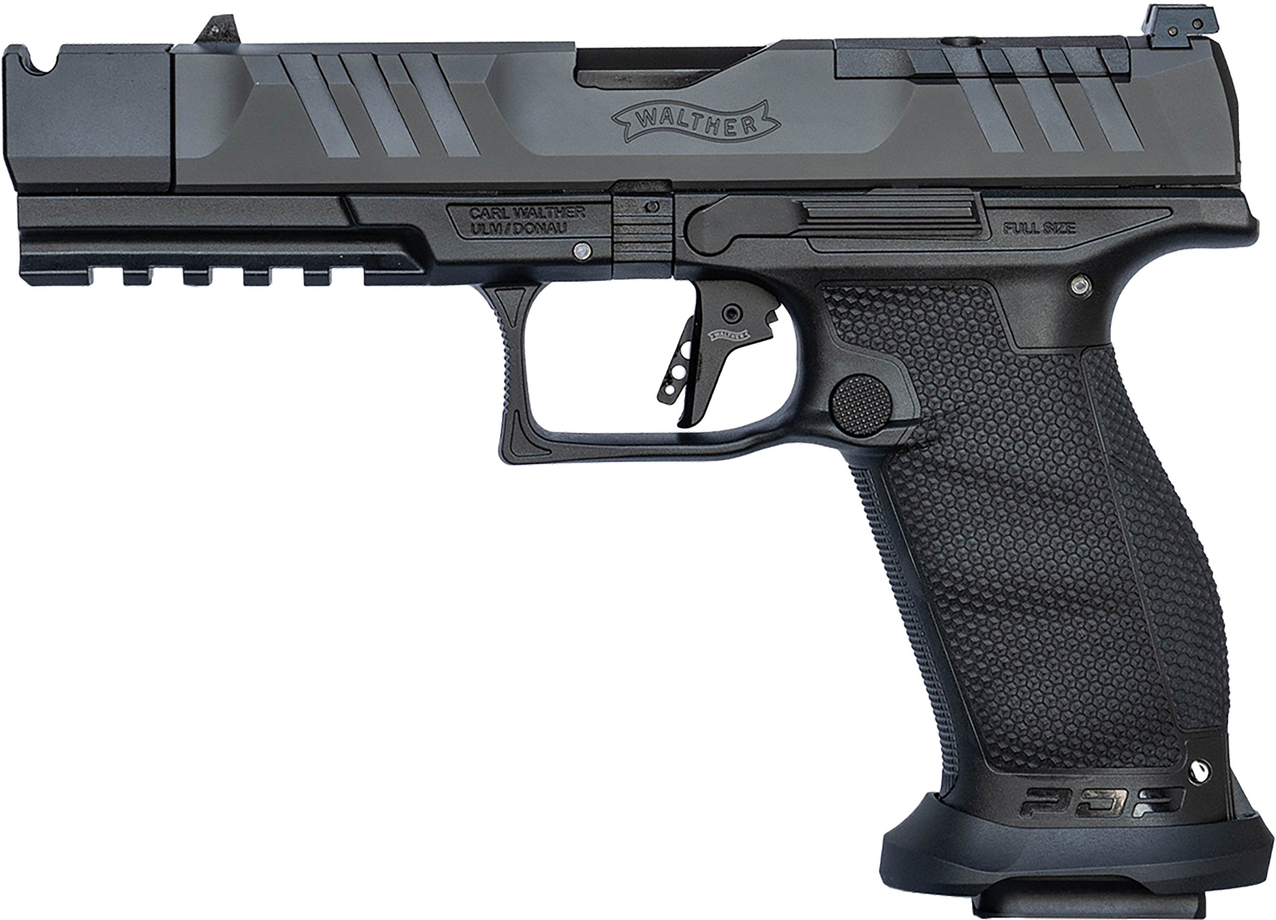 Walther PDP Pro-X Optic Ready Pistol 4796036, 9mm Luger, 4.60in, Medium Backstrap, Black Finish, 20 Rds