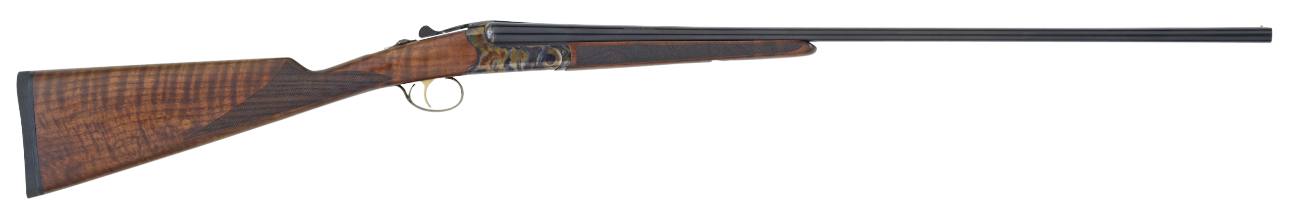 TriStar Bristol SxS Shotgun 38028, 28 Gauge, 28", 2.75" Chmbr, Color Case Hardened Finish, Walnut Fixed English Style Stock