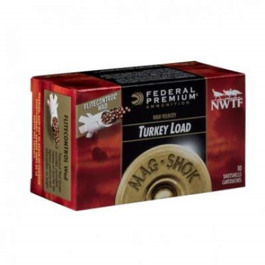 FEDERAL 12GA 2.75" MAX 1.5OZ #5 1315fps MAG-SHOK HV W/FLITECONTROL TURKEY SHOTSHELLS PFC156F5 10 Rounds