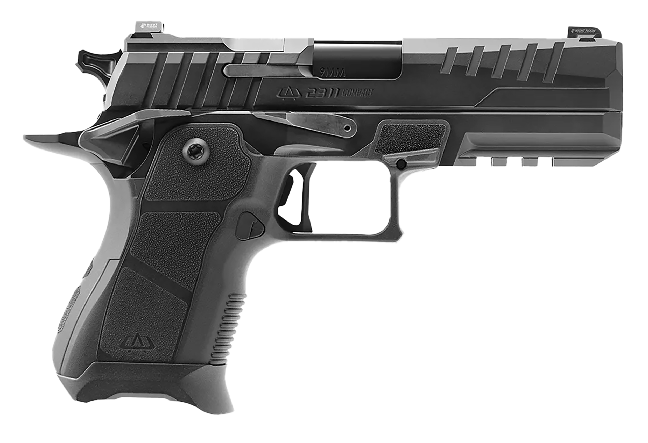 OA DEFENSE 2311 w/Plus Kit Optic Ready Pistol OA2311CMPTKITBLKSTD15, 9mm Luger, 4.25in, Black Polymer, Black Finish, 15 Rds
