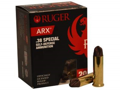 Ruger 38 Special Ammunition 77 Grain ARX 20 rounds