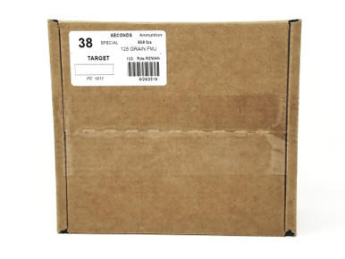 Precision One 38 Special Ammunition * Seconds* 125 Grain *Reman* Full Metal Jacket 100 Rounds