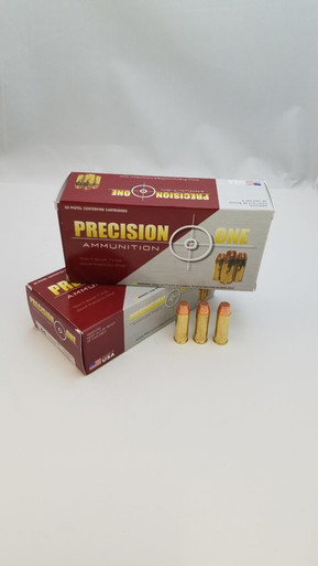 Precision One 44 Mag Ammunition *Seconds* 240 Grain Full Metal Jacket Point 50 Rounds