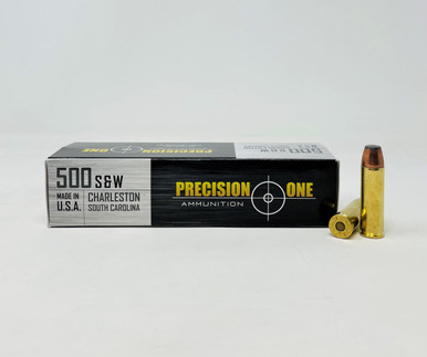 Precision One 500 S&W Mag Ammunition PONE1350 350 Grain Soft Point 20 Rounds