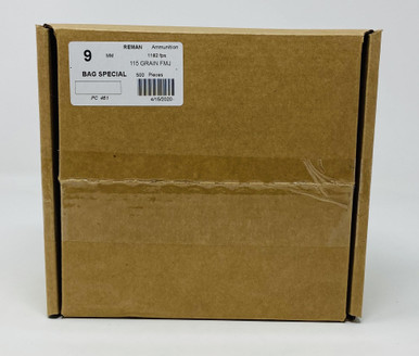 Precision One 9mm Ammunition 115 Grain Full Metal Jacket *REMAN* 500 Rounds