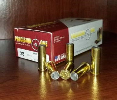 Precision One 38 Special Ammunition 148 Grain Wadcutter 50 rounds
