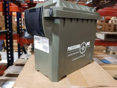 Precision One 45-70 Ammunition PONE877 350 Grain Flat Point Can of 100 Rounds