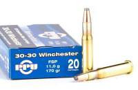 Prvi PPU 30-30 Win Ammunition PP33 170 Grain Soft Point 20 Rounds