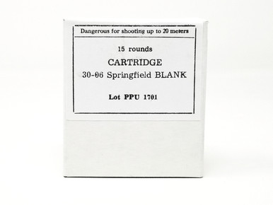 Prvi PPU 30-06 Ammunition PPB3006 Blanks 30 Rounds *Repackaged*
