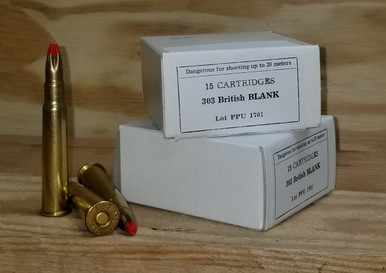 Prvi PPU 303 British BLANK Ammunition PPB303B 15 Rounds