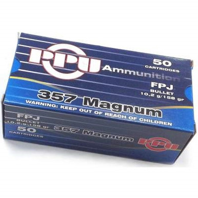 Prvi PPU 357 MagAmmunition PPR351 158 Grain Full Metal Jacket 50 Rounds