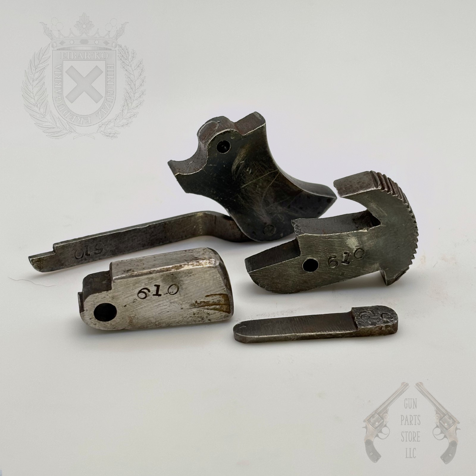 Parts Lot – Spanish EIBAR "Ruby" – Hammer, Trigger, Mag Catch, Disconnector