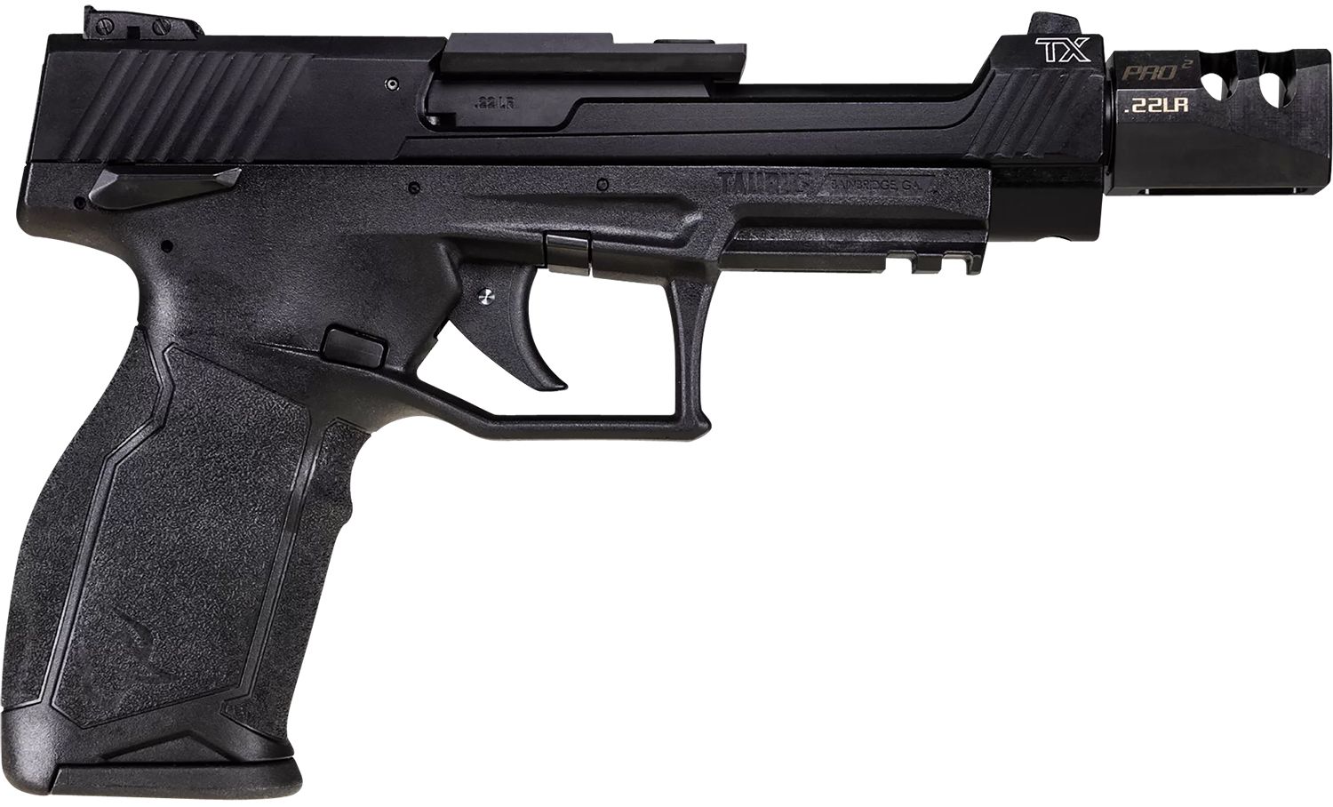 Taurus TX22 Competition SCR Optic Ready Pistol 1-TX22C151-T10, 22 LR, 5.40in, Black Polymer, Black Finish, 10 Rds