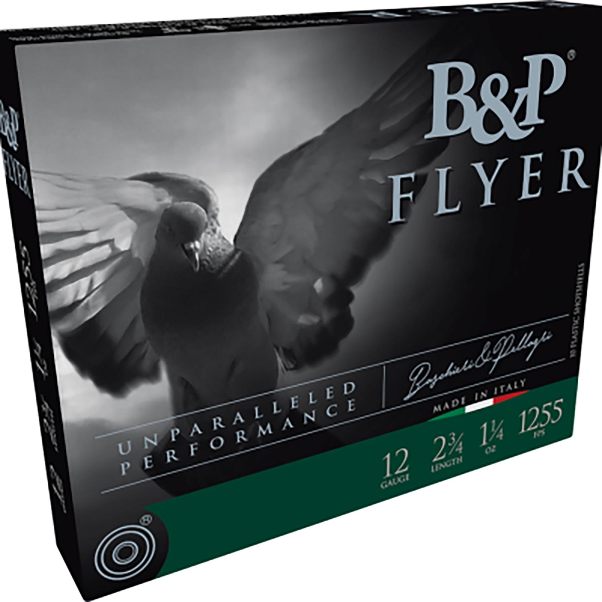 Baschieri & Pellagri Competition Flyer Shotshells 12B14PL7, 12 Gauge, 2-3/4", 1 1/4 oz, 1255 fps, #7.5 Lead Shot, 10 Rds/box