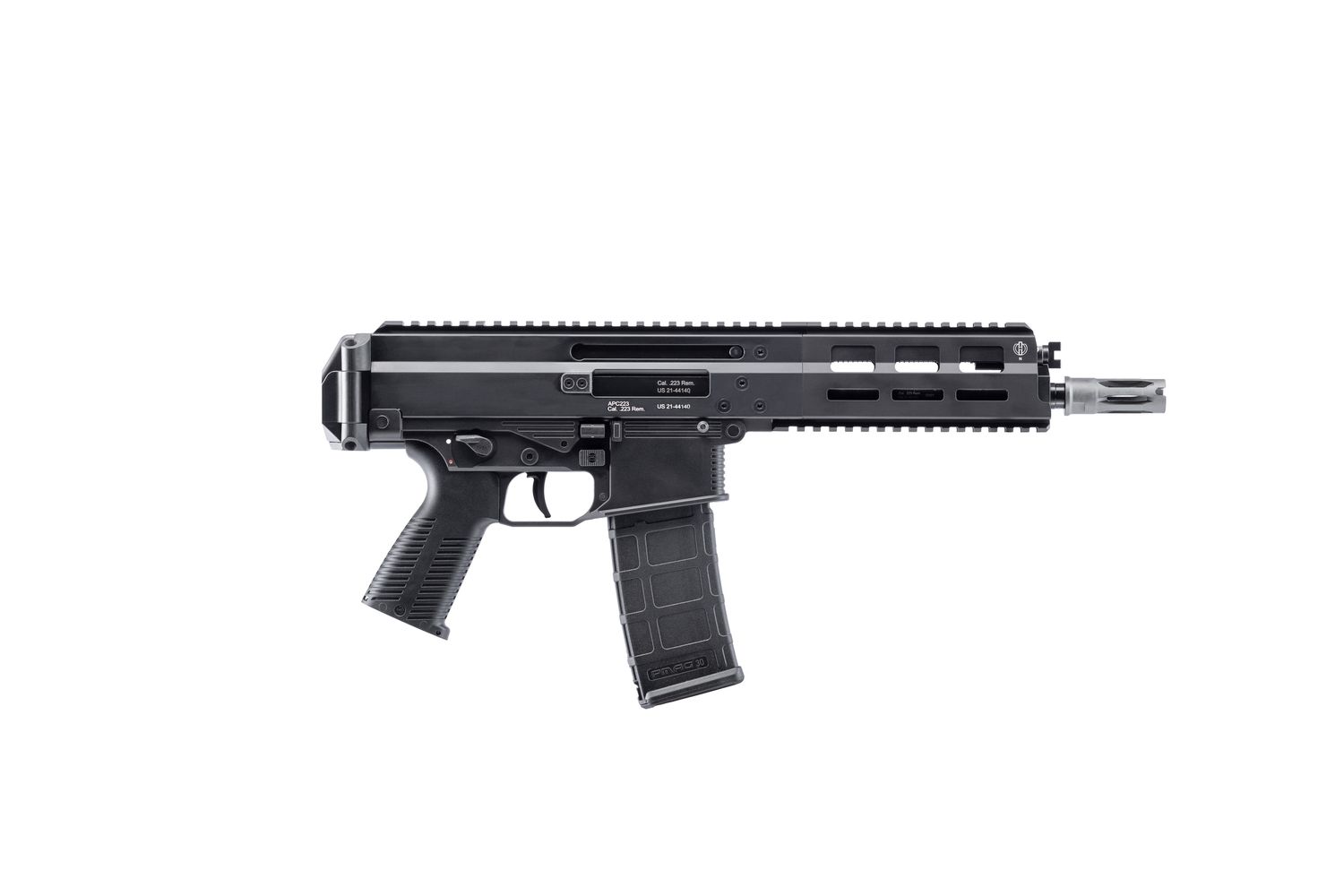B&T APC223 Pro Semi-Auto Pistol BT-361656, 223 Rem, 8.7 in, Black Finish, 30 Rds