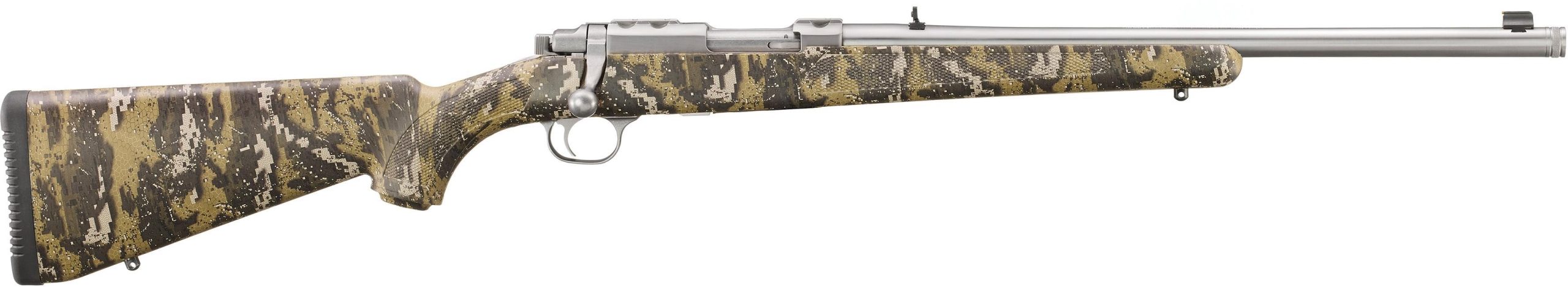 Ruger 77/357 Rifle 7420, 357 Mag, 18.50", Desolve Bare Reduced Camo Stock, 5 Rds