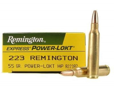 Remington 223 Rem Ammunition Power-Lokt R223R2 55 Grain Hollow Point 20 rounds
