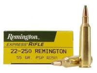 Remington 22-250 R22501 55 gr PSP 20 rounds