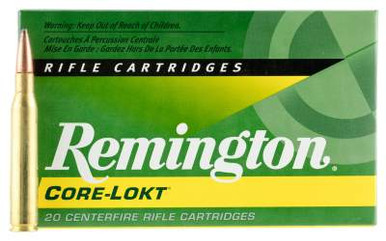 Remington 270 Win Ammunition Cor-lokt R270W2 130 Grain Pointed Soft Point 20 Rounds