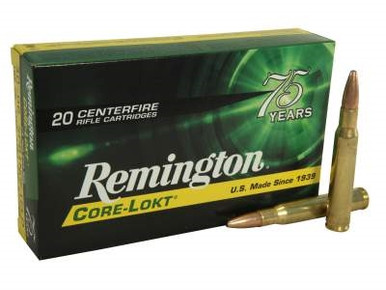 Remington 30-06 Core-Lokt R3006B 165 gr PSP 20 rounds