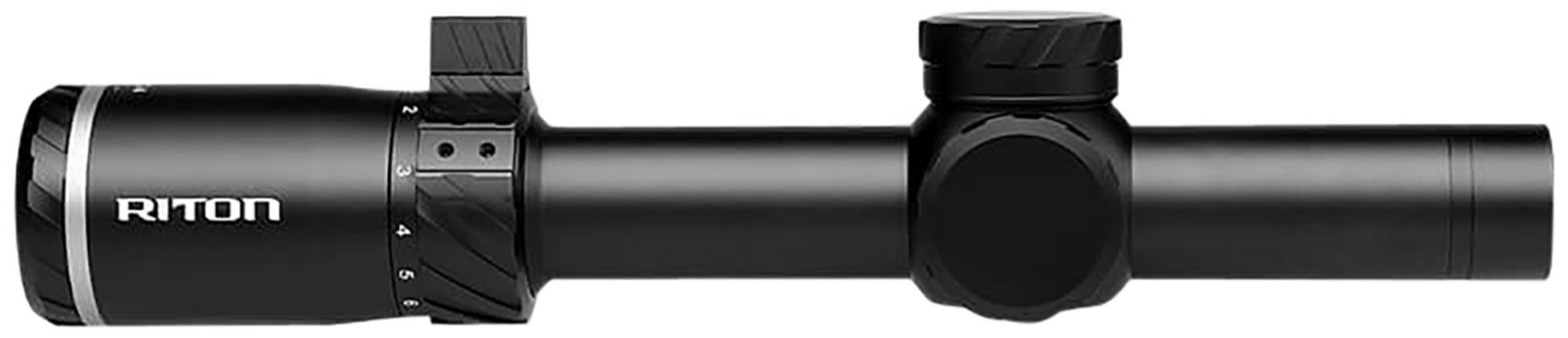 Riton Tactix Rifle Scope 5T110LFI23, 1-10x, 24mm Obj, 30mm Tube, Black, Illuminated 3OT Reticle