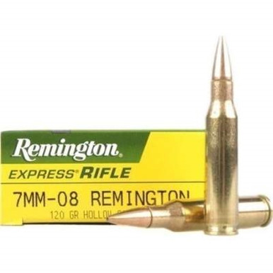 Remington 7mm-08 Rem Ammunition R7M082 120 Grain Hollow Point 20 rounds