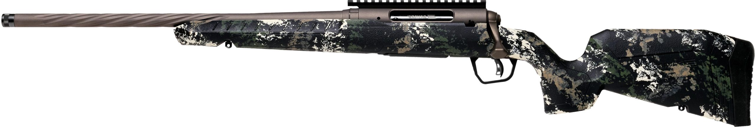 Savage Arms Axis 2 Pro Left Hand Bolt Action Rifle 32372, 30-06 Springfield, 20" Threaded, Forest Camo Stock, 4 Rds