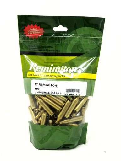 Remington 17 Remington New ReloadingBrass RC17R 22398 Brass 100 Pieces