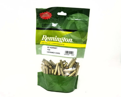 Remington 22 Hornet New ReloadingBrass RC22H 22400Brass 100 Pieces