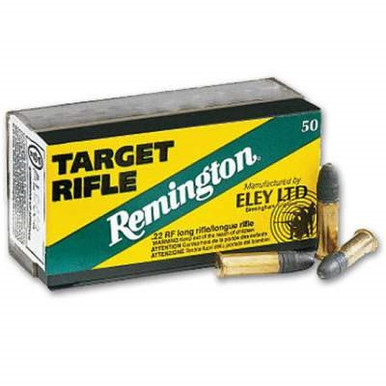 Remington 22LR Eley Target RE22T 40 gr LRN 50 rounds