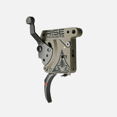 Rise Armament Reliant Pro Rem 700 Trigger - Curved Trigger, Includes Bolt Release, Flat Dark Earth/Black