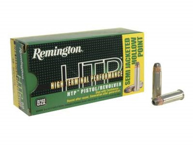 Remington 38 Special Ammunition HTP High Terminal Performance RTP38S16 110 Grain Semi-Jacketed Hollow Point 50 rounds