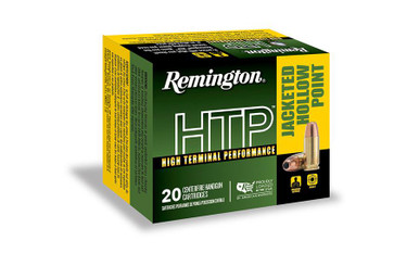 Remington 9mm Ammunition HTP High Terminal Performance RTP9MM8A 147 Grain Jacketed Hollow Point 20 Rounds