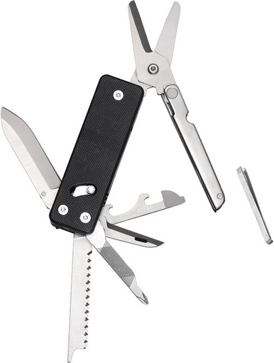 ROXON KS2 Elite Multi Tool - D2 Blade, 13 in 1 Mini Multi Tool