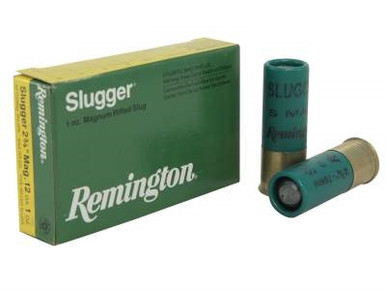 Remington 12 Gauge Slugger S12SRS 2-3/4" 1 oz Magnum Rifled Slug 1680fps SP12SMag-RS-5PK 5 rounds