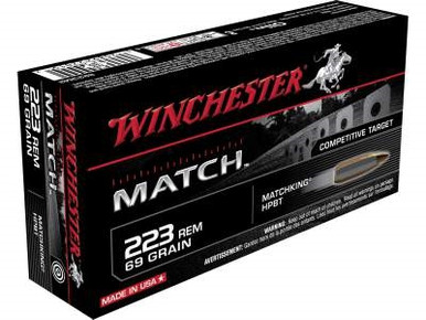 Winchester 223 Rem Supreme Match S223M2 69 gr BTHP 20 rounds
