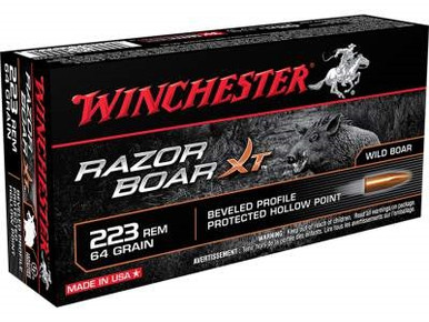 Winchester 223 Rem Ammunition RazorBack S223WB 64 Grain Soft Point 20 rounds