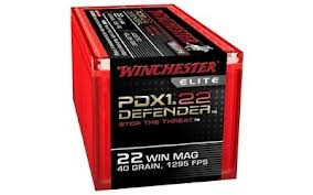 Winchester 22 WMR Defender Elite S22MPDX1 40gr JHP 50 rounds